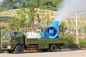جهاز رش المياه مجزئ يعمل عن طريق التحكم عن بُعد (علي شكل عربة محملة) DS-120
